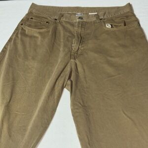 Vintage Lucky Brand Dungarees Men's 36 x 30 Brown Cargo‎ Khaki Relaxed USA Made